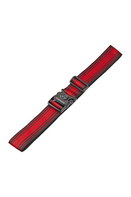 Ремень багажный WENGER, черный/красный, полиэстер, 101,5 x 1,4 x 5 см (Красный)