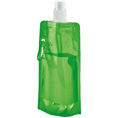 Складная бутылка HandHeld, зеленая (Зеленый)