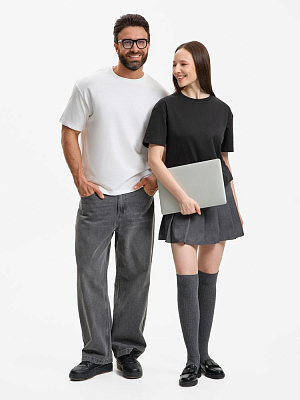 Футболка унисекс Durington, черная