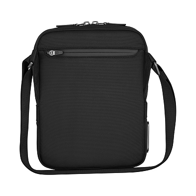 Сумка через плечо VICTORINOX Architecture Urban2 Crossbody Bag, черный, полиэстер/кожа, 22x9x28 см, 6 л