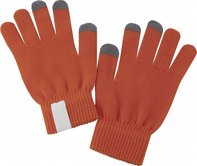 Сенсорные перчатки Scroll, оранжевые (Оранжевый)