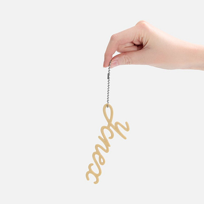 Подвеска Word, 3D-печать на заказ, успех