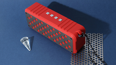 Портативная колонка Rombica Мysound Twinbox, красный