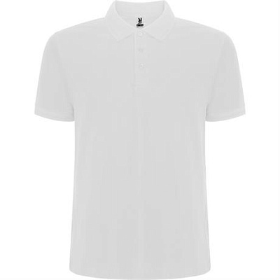 Футболка поло PEGASO PREMIUM мужская, ЧЕРНЫЙ M (Белый)