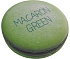 Зеркало Dewal Beauty серия "Макарони" карманное круглое, зеленое, 6 х 6 х 1,5 см - Фото 1