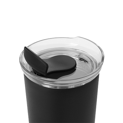 Термокружка вакуумная Strada, черная