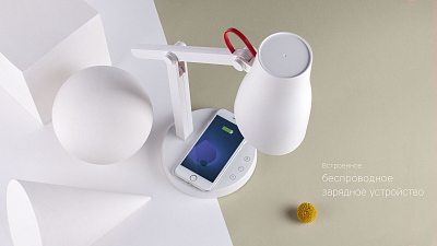 Настольный светильник с Беспроводной ЗУ Rombica LED L1