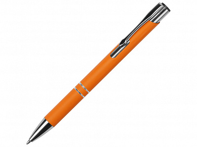 Ручка металлическая шариковая Legend Gum soft-touch (Оранжевый)