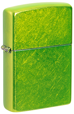 Зажигалка ZIPPO Classic с покрытием Lurid™, латунь/сталь, зеленая, глянцевая, 38x13x57 мм (Зеленый)
