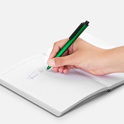 Ручка шариковая Informa, металлик, зеленая