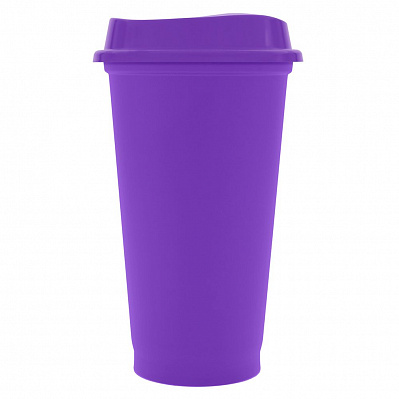 Стакан с крышкой Color Cap  (Фиолетовый)
