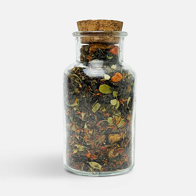 Чай «Сокочай»  с соком ананаса, облепихой, толокнянкой и сафлором (Зеленый)