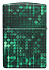 Зажигалка ZIPPO Pattern с покрытием Glow In The Dark Green, латунь/сталь, черно-зеленая, 38x13x57 мм - Фото 10