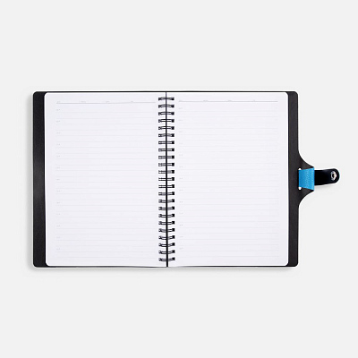 Ежедневник Strep Front на заказ, недатированный, голубой