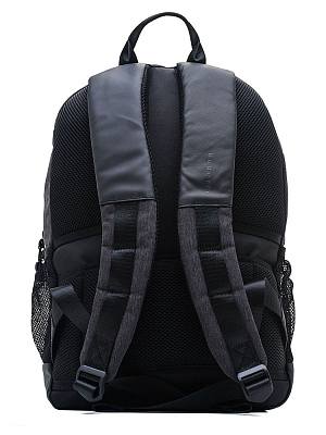 Рюкзак BUGATTI Universum 15'', графитовый, полиэстер меланж/тарпаулин, 31х12х44,5 см, 16 л