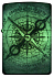 Зажигалка ZIPPO Compass Ghost с покрытием Glow In The Dark Green, латунь/сталь, черная, 38x13x57 мм - Фото 11