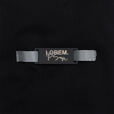 Шильдик металлический Kova, черный