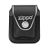 Чехол Zippo для зажигалки из натуральной кожи с клипом, черный, 57х30x75 мм - Фото 1