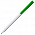 Ручка шариковая Pin, белая с зеленым - Фото 3