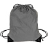 Рюкзак мешок с укреплёнными уголками Reflect, светоотражающий серый, 35*41 см, 100%  полиэстер  - Фото 1
