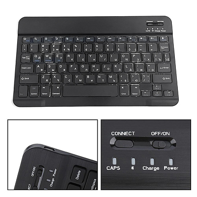Портативная мини Bluetooth клавиатура Visible, черный
