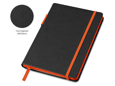 Бизнес блокнот А5 Босси Джуниор (Черный/оранжевый)