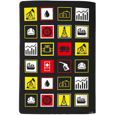 Обложка для паспорта Industry, ver.2, нефть и газ