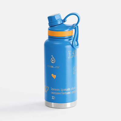 Термобутылка Fujisan XL 2.0, синяя