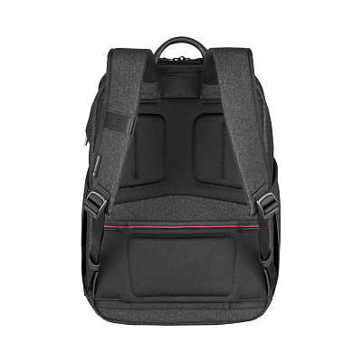 Рюкзак VICTORINOX Architecture Urban2 City Backpack 14'', серый, полиэстер / кожа, 30x19x42 см, 17 л