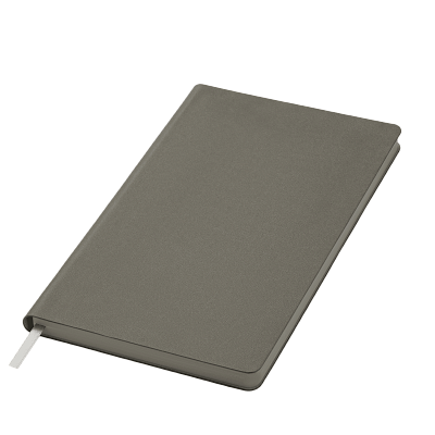 Ежедневник Latte soft touch недатированный, серый