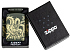 Зажигалка ZIPPO Dragon Design с покрытием Green Matte, латунь/сталь, зеленая, матовая, 38x13x57 мм - Фото 5