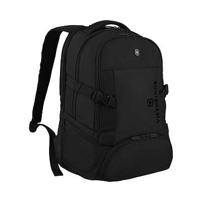 Рюкзак VICTORINOX VX Sport Evo Deluxe Backpack, чёрный, полиэстер, 35x25x48 см, 28 л