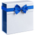 Коробка складная Gallant, M, белая с синим - Фото 1