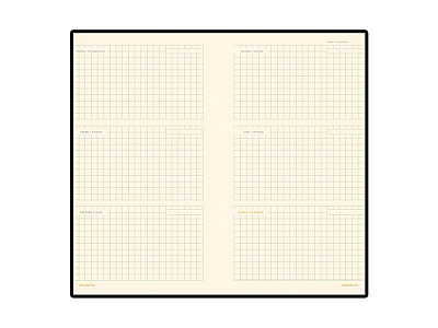 Еженедельник недатированный А6 Metropol