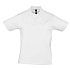 Рубашка поло мужская Prescott Men 170, белая - Фото 1