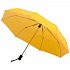 Зонт складной Manifest Color со светоотражающим куполом, желтый - Фото 3