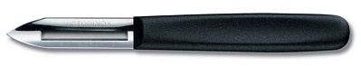 Нож для чистки картофеля VICTORINOX, двустороннее лезвие, чёрный (Черный)