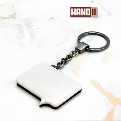 Брелок-обвес Мысль (белый) (Белый)