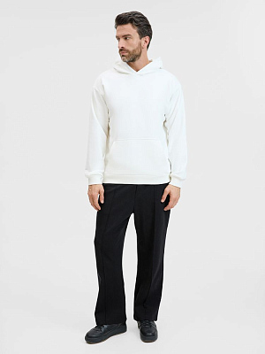 Худи унисекс оверсайз Songo, молочно-белое