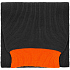 Шарф Snappy, темно-серый с оранжевым - Фото 1