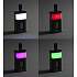 Bluetooth колонка "Hi-Fi" 5Вт с разноцветной подсветкой и прозрачным корпусом, черный с оранжевым - Фото 4