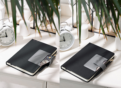 Ежедневник недатированный "Монти", формат А5, черный