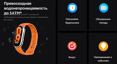 Смарт-браслет Xiaomi Mi Smart Band 8, бежевый