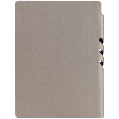 Ежедневник Flexpen, недатированный, серебристо-синий