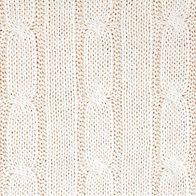 Плед Фадо (Fado) вязаный, бежевый (без подарочной коробки)