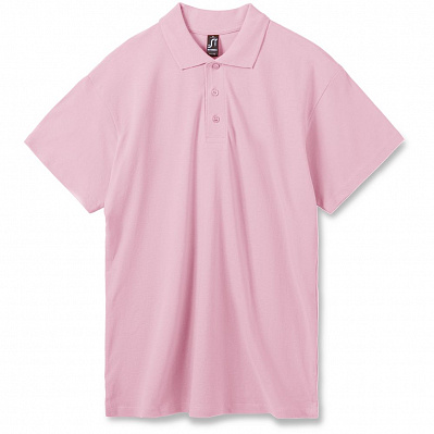 Рубашка поло мужская Summer 170, розовая (Розовый)