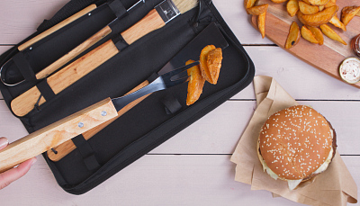 Набор для барбекю "Смак", черный