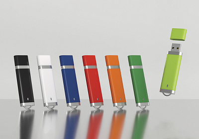 Флеш-карта USB 8GB "Абсолют", белая#, белый