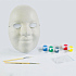 Набор для раскраски "МАСКА": маска, кисть, краски 6 шт., резинка - Фото 1