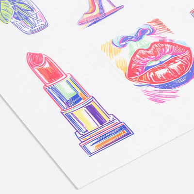 Стикерпак UV-DTF Thematic, для женщин